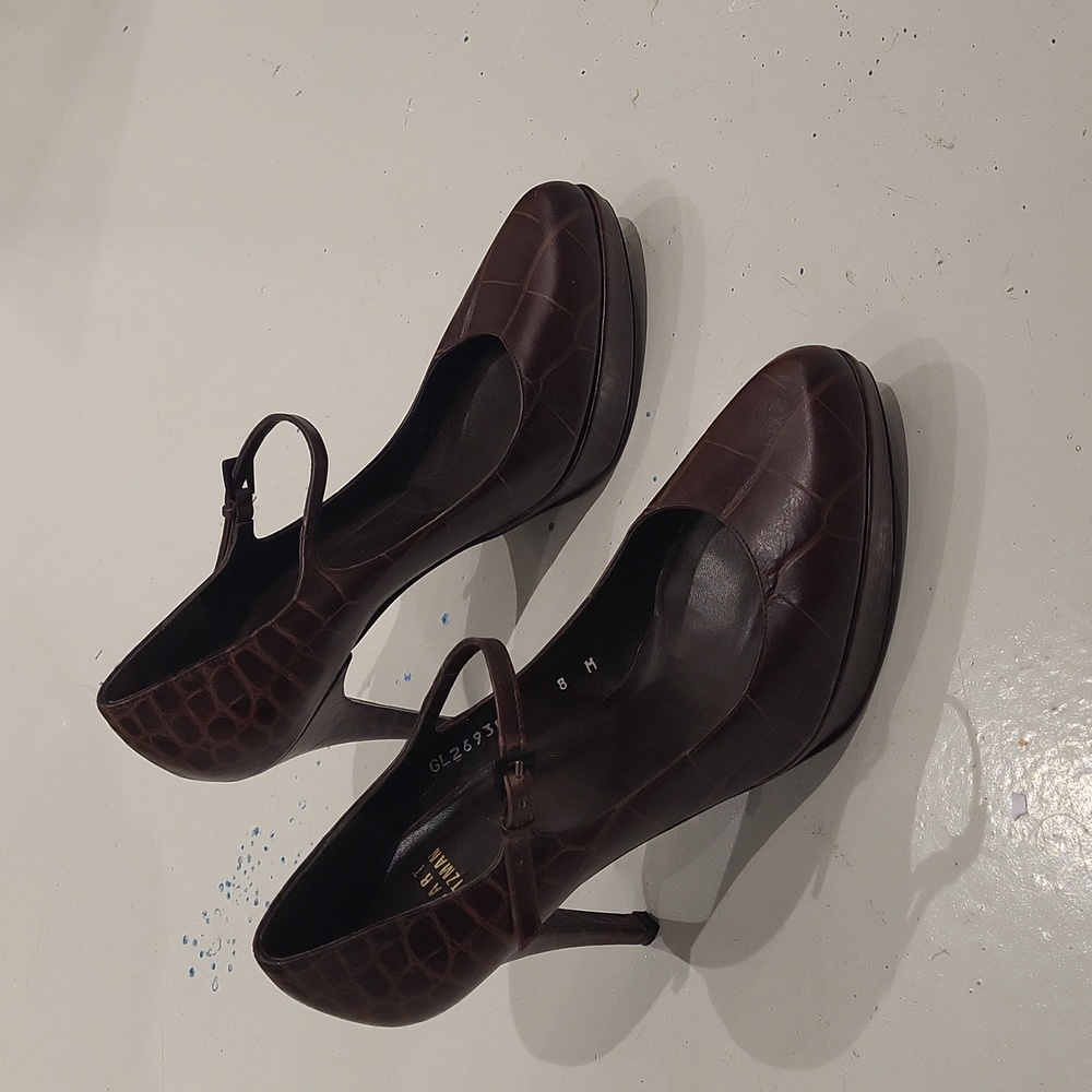 Mary-Jane platform heels